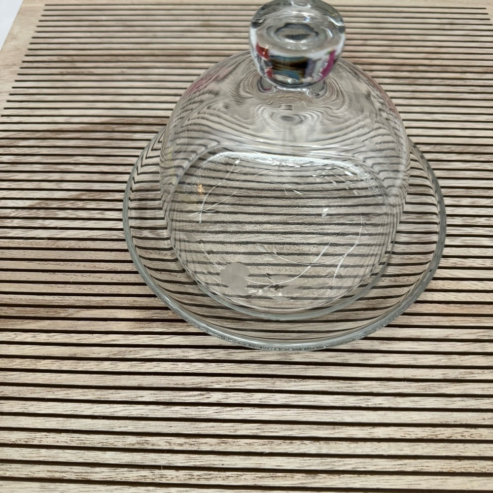 Princess House Vintage Elegant High Dome Cover with Knob